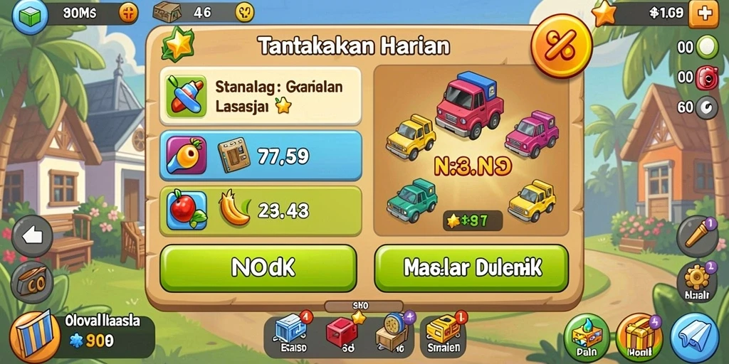 Tampilan awal yang menarik dan intuitif.