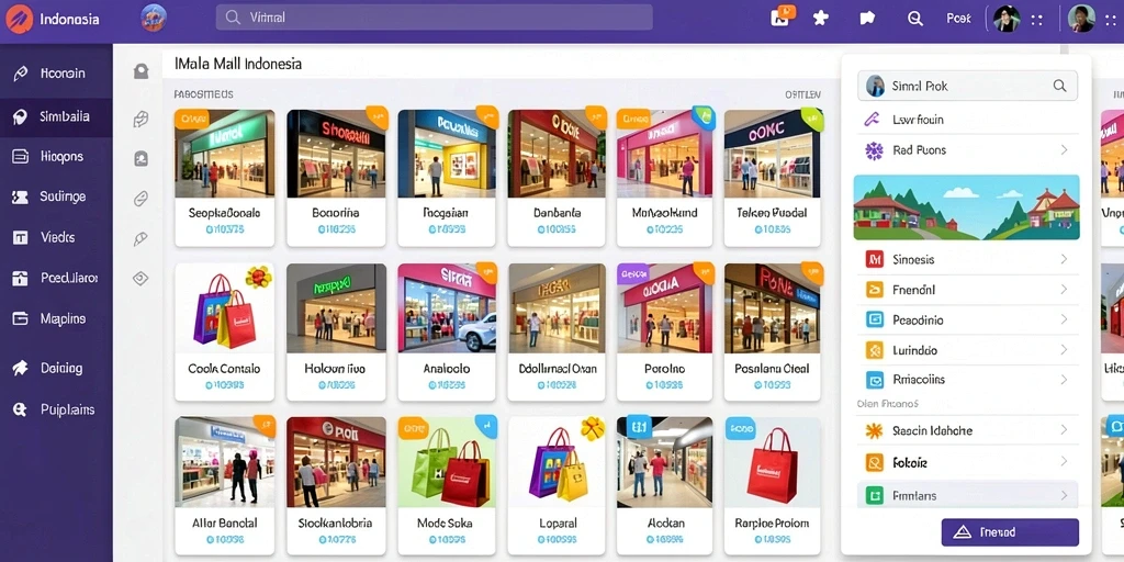 Tampilan antarmuka yang modern dan user-friendly.