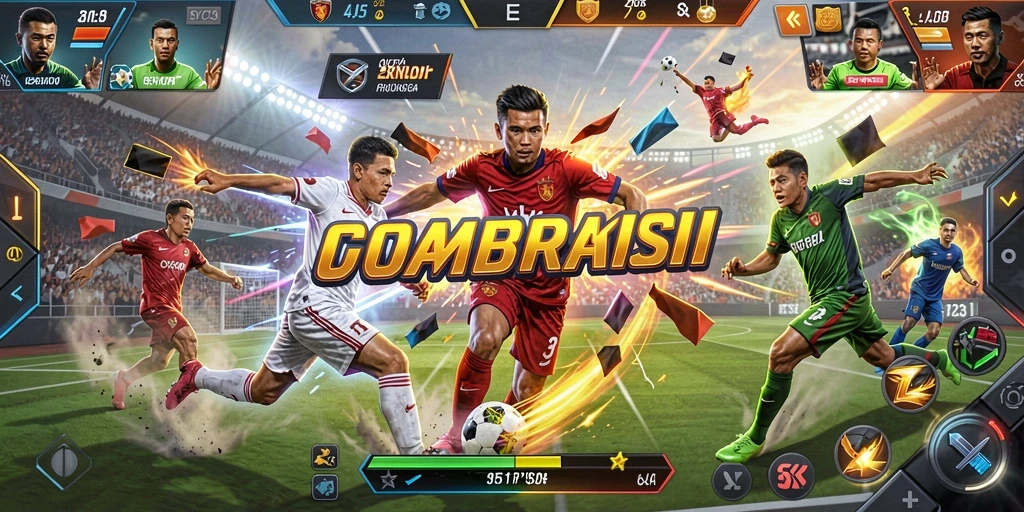 Tampilan utama permainan yang menarik dan intuitif.