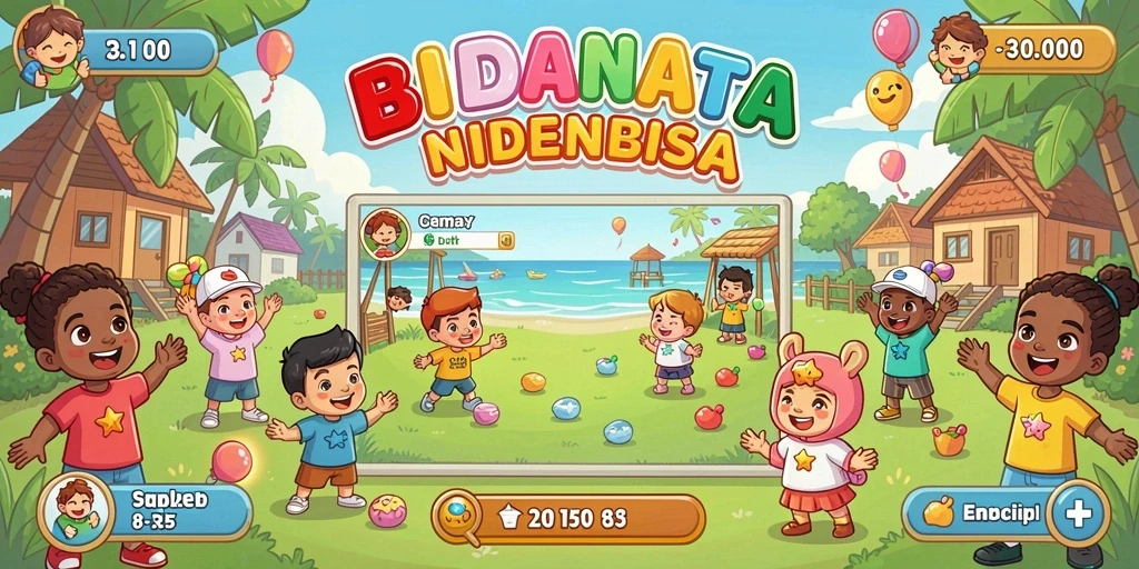 Tampilan awal yang menarik dan interaktif.