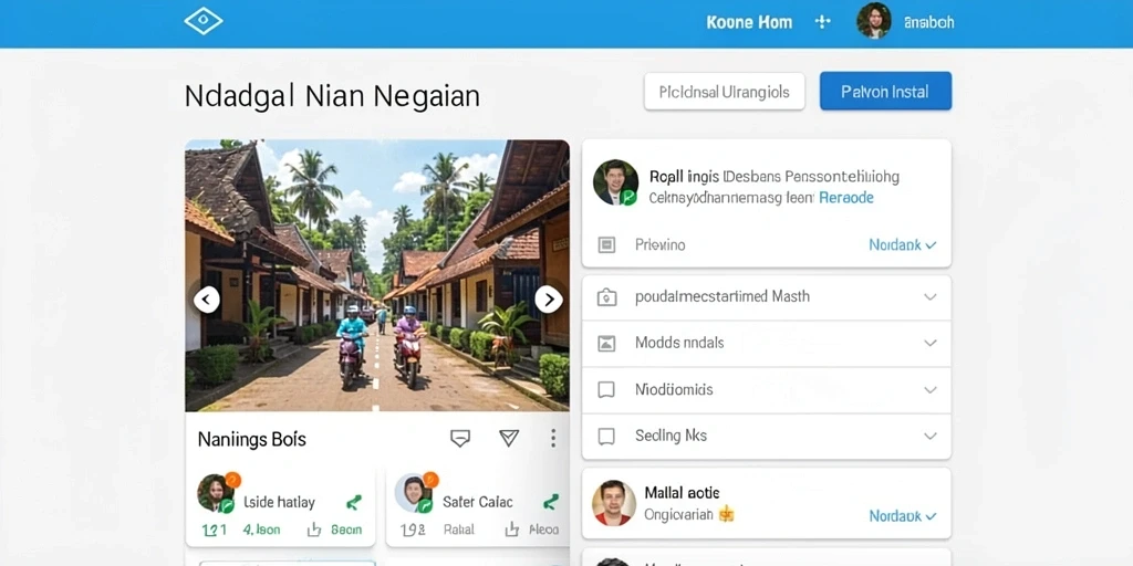 Tampilan antarmuka LGOACE yang intuitif dan menarik.