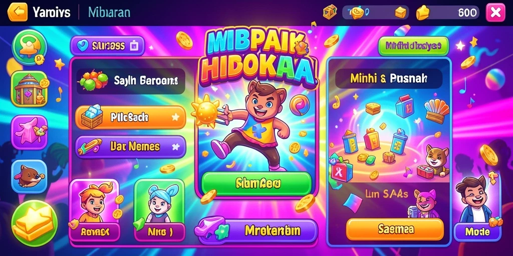 Screenshot menampilkan pemandangan indah dari level pertama di MARINA77.