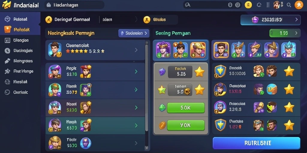 Tampilan awal permainan dengan grafik menawan.