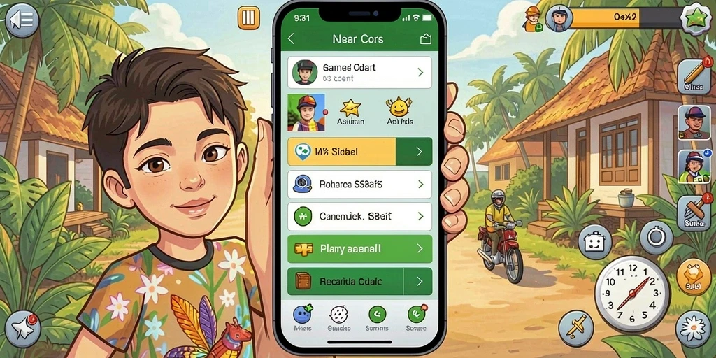 Screenshot menunjukkan tampilan antarmuka yang intuitif.